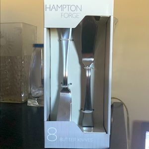 Hampton Forge 8-pc Butter Knives. NIB.